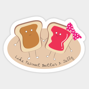 PB&J BFFs Sticker